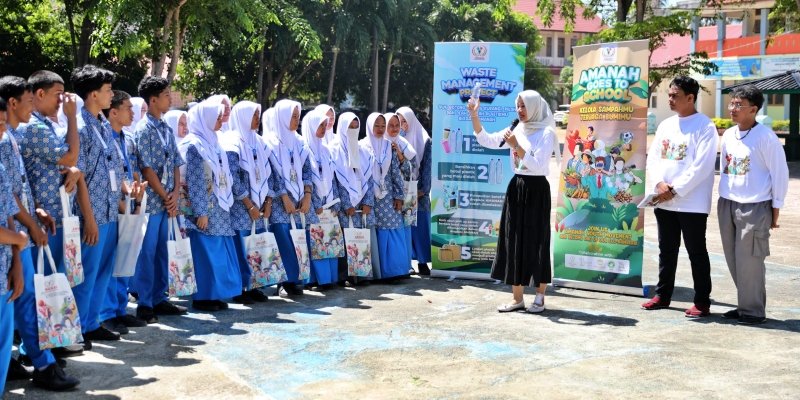 Jelang Peresmian oleh Presiden Jokowi, AMANAH Libatkan Siswa sebagai Agen Perubahan Lingkungan