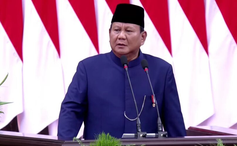 Pidato Presiden Prabowo Serukan Indonesia Tak Gentar Menerjang Tantangan Global