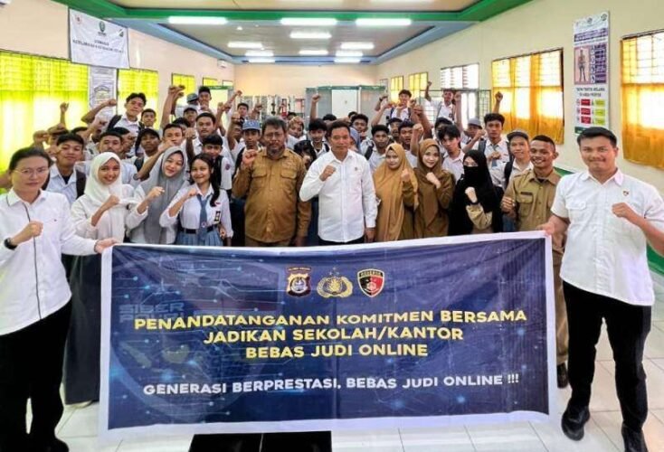 Dukung Asta Cita Presiden Prabowo, Aparat Keamanan Gelar Sosialisasi Bahaya Judi Online