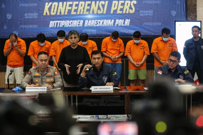Aparat Keamanan Berhasil Bongkar Sindikat Judi Online Internasional, 9 Tersangka Ditangkap!